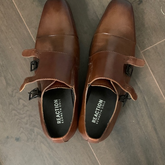 Kenneth Cole Reaction Men's Tan Oxfords - Picture 1 of 6